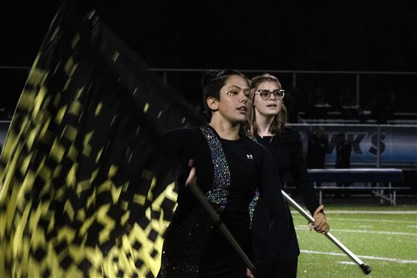Northeast High School Marching Band Performing